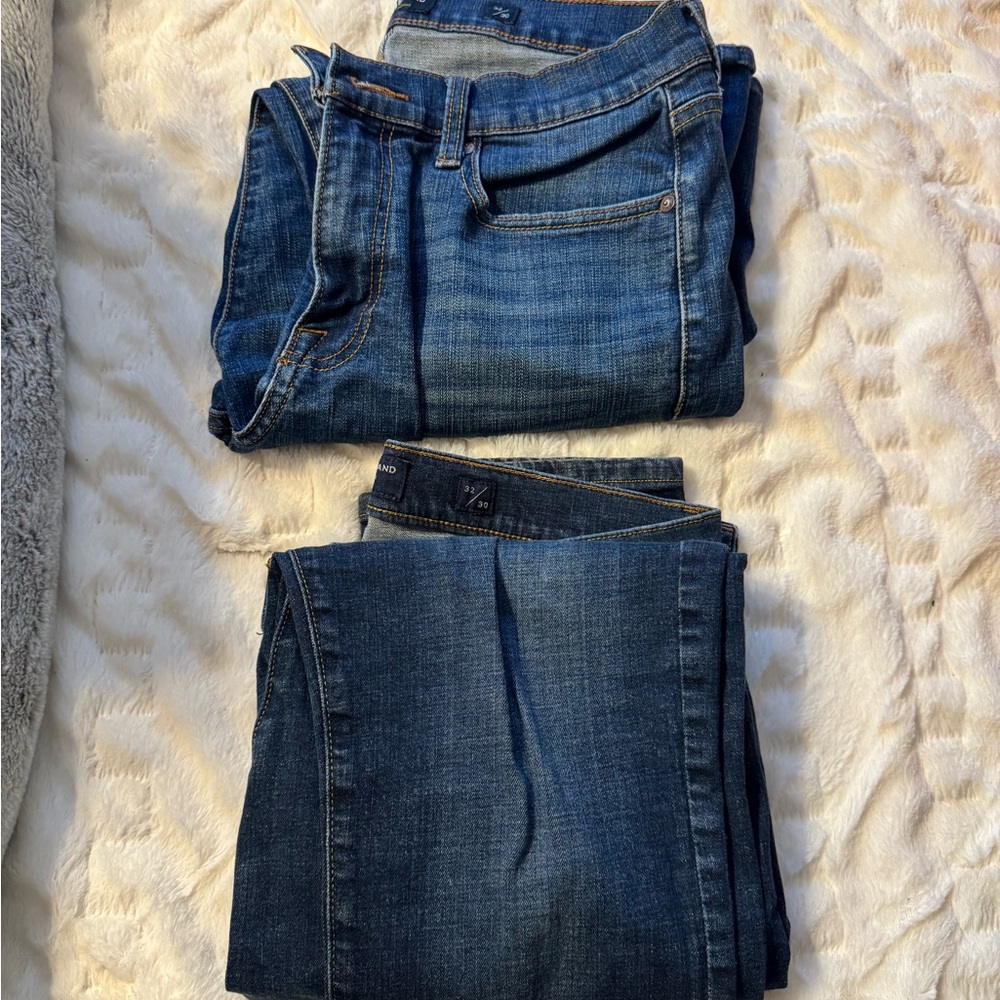 Stylish Blue Denim Jeans both pairs